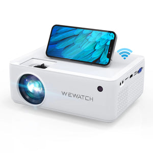 Portable Mini Projector  | 8500Lumens LED Portable Projector Native 1280*720 HD 1080P  | Smartphone connection