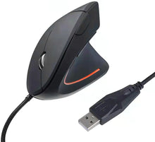 Load image into Gallery viewer, Vertical Ergonomic Mouse |  Wireless Rechargeable Gaming Mouse 2400 DPI USB Optical 5D Mouse