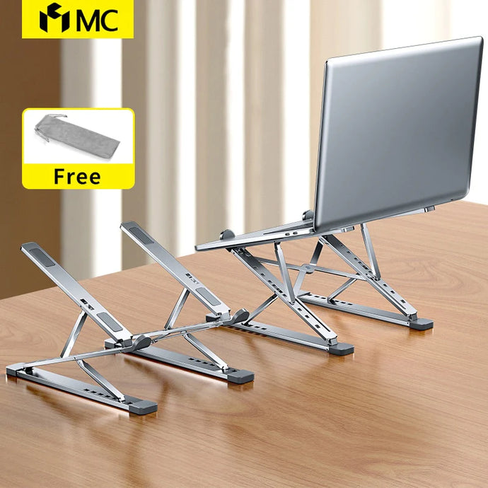 Portable Laptop Stand | 2 Tier Aluminium Stand for optimum cooling & support