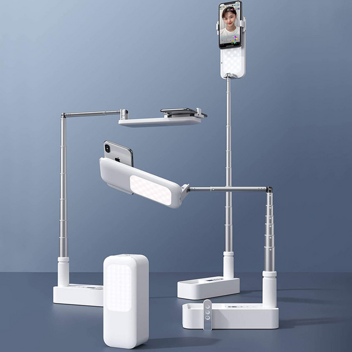 Dimmable Selfie LED Fill Light Phone Stand