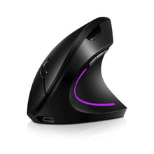 Load image into Gallery viewer, Vertical Ergonomic Mouse |  Wireless Rechargeable Gaming Mouse 2400 DPI USB Optical 5D Mouse