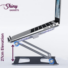 Load image into Gallery viewer, Foldable Laptop Table Stand With Cooling Fan