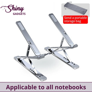 Portable Laptop Stand | 2 Tier Aluminium Stand for optimum cooling & support