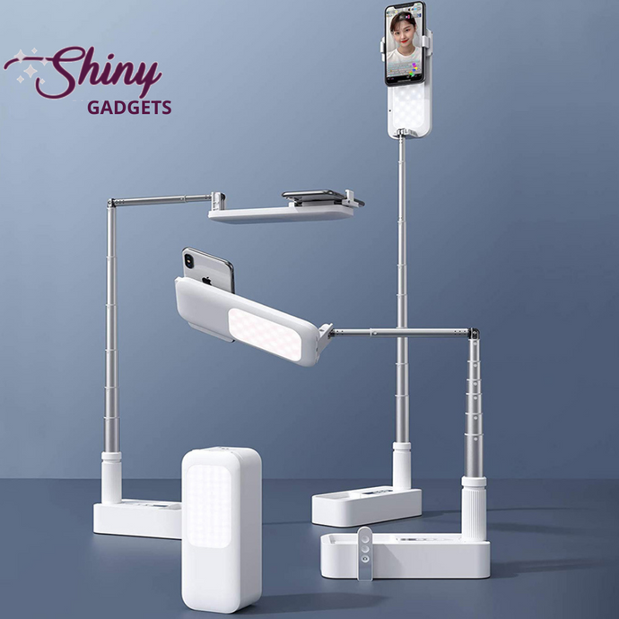 Dimmable Selfie LED Fill Light Phone Stand