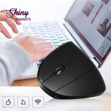 Load image into Gallery viewer, Vertical Ergonomic Mouse |  Wireless Rechargeable Gaming Mouse 2400 DPI USB Optical 5D Mouse