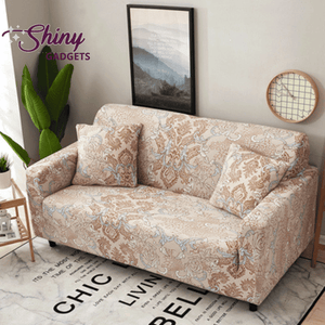 Shiny Gadgets | Universal Flower & Leaf Patterned Sofa & Cushion Slipcovers