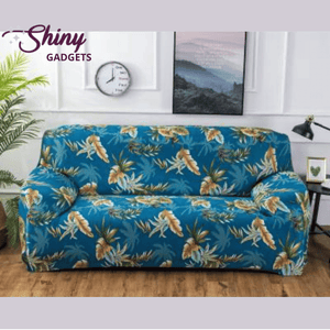 Shiny Gadgets | Universal Flower & Leaf Patterned Sofa & Cushion Slipcovers