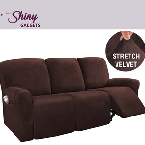 Shiny Gadgets | Stretch Velvet Recliner Sofa Slipcovers