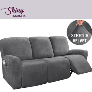 Shiny Gadgets | Stretch Velvet Recliner Sofa Slipcovers