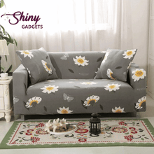 Load image into Gallery viewer, Shiny Gadgets | Universal Flower &amp; Leaf Patterned Sofa &amp; Cushion Slipcovers