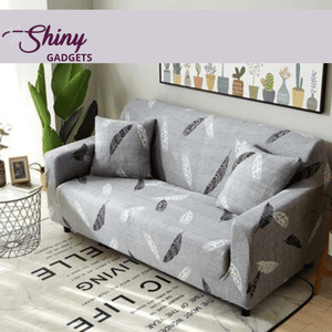 Shiny Gadgets | Universal Flower & Leaf Patterned Sofa & Cushion Slipcovers