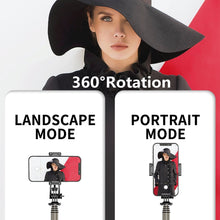 Load image into Gallery viewer, Bluetooth Selfie Stick | Foldable Tripod Monopod With Fill Light For Smartphones &amp; Action Cameras