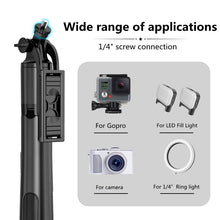 Load image into Gallery viewer, Bluetooth Selfie Stick | Foldable Tripod Monopod With Fill Light For Smartphones &amp; Action Cameras