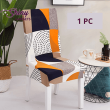 Load image into Gallery viewer, Shiny Gadgets | Patterned Dinning Chair Slipcovers