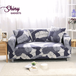 Shiny Gadgets | Universal Flower & Leaf Patterned Sofa & Cushion Slipcovers