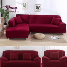 Load image into Gallery viewer, Shiny Gadgets  | Plain Coloured Universal ofa &amp; Cushion Slipcovers