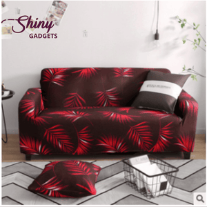 Shiny Gadgets | Universal Flower & Leaf Patterned Sofa & Cushion Slipcovers