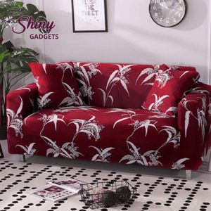 Shiny Gadgets | Universal Flower & Leaf Patterned Sofa & Cushion Slipcovers