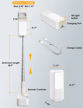 Load image into Gallery viewer, Dimmable Selfie LED Fill Light Phone Stand