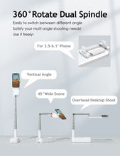 Load image into Gallery viewer, Dimmable Selfie LED Fill Light Phone Stand