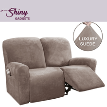 Load image into Gallery viewer, Shiny Gadgets | Stretch Velvet Recliner Sofa Slipcovers