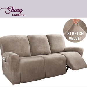 Shiny Gadgets | Stretch Velvet Recliner Sofa Slipcovers