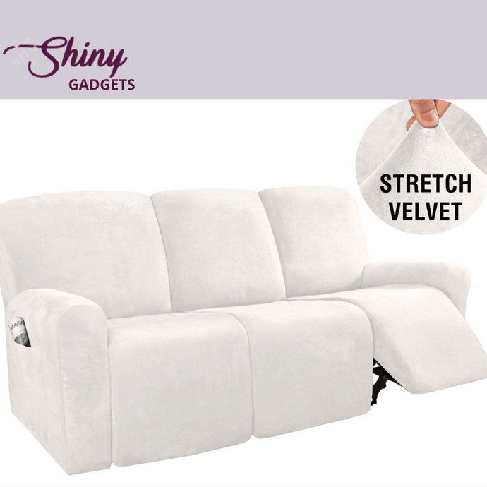 Shiny Gadgets | Stretch Velvet Recliner Sofa Slipcovers