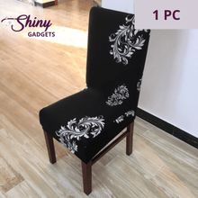 Load image into Gallery viewer, Shiny Gadgets | Patterned Dinning Chair Slipcovers